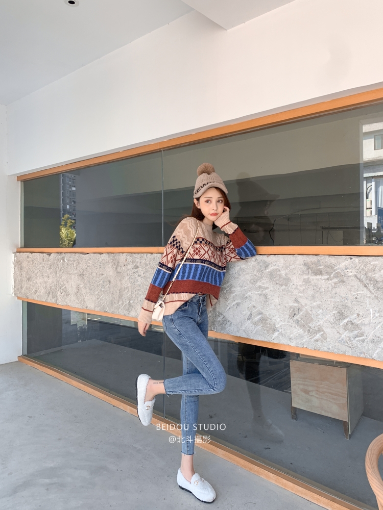 若语毛衣拍摄 外景拍摄 图14