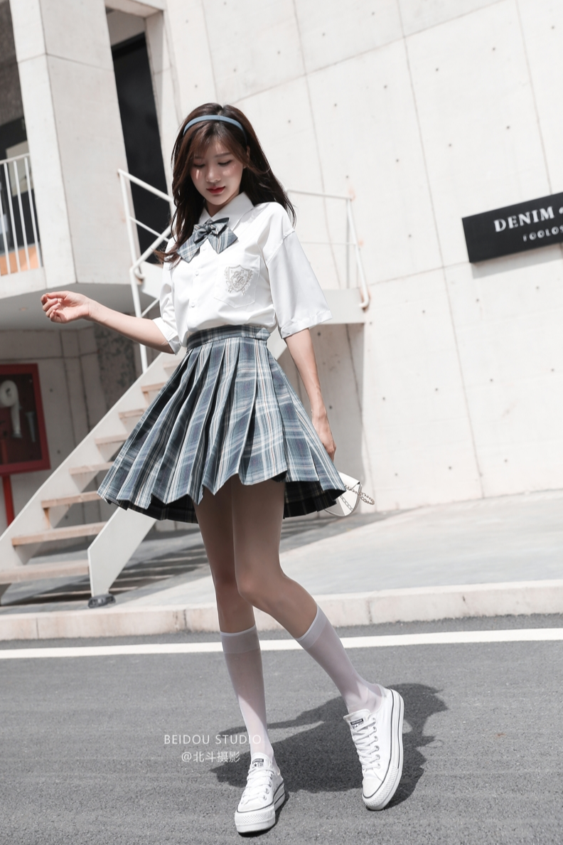 JK服拍摄 制服拍摄 百褶裙拍摄 学院服拍摄