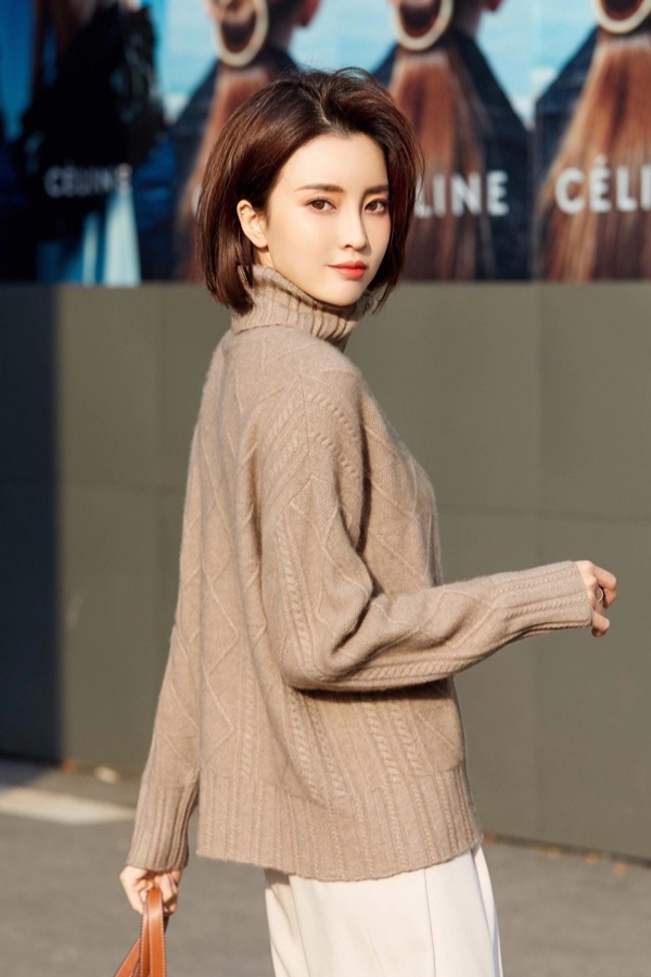 美琪 毛衣拍摄 针织衫拍摄 外景拍摄