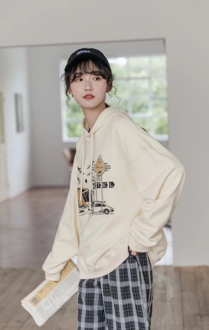小咪 卫衣拍摄 休闲卫衣拍摄 印花卫衣拍摄 帽衫拍摄 广州摄影公司