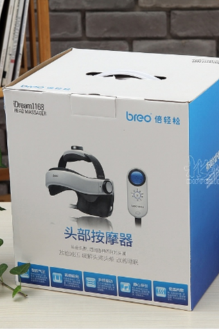 头部按摩器模特展示拍摄
