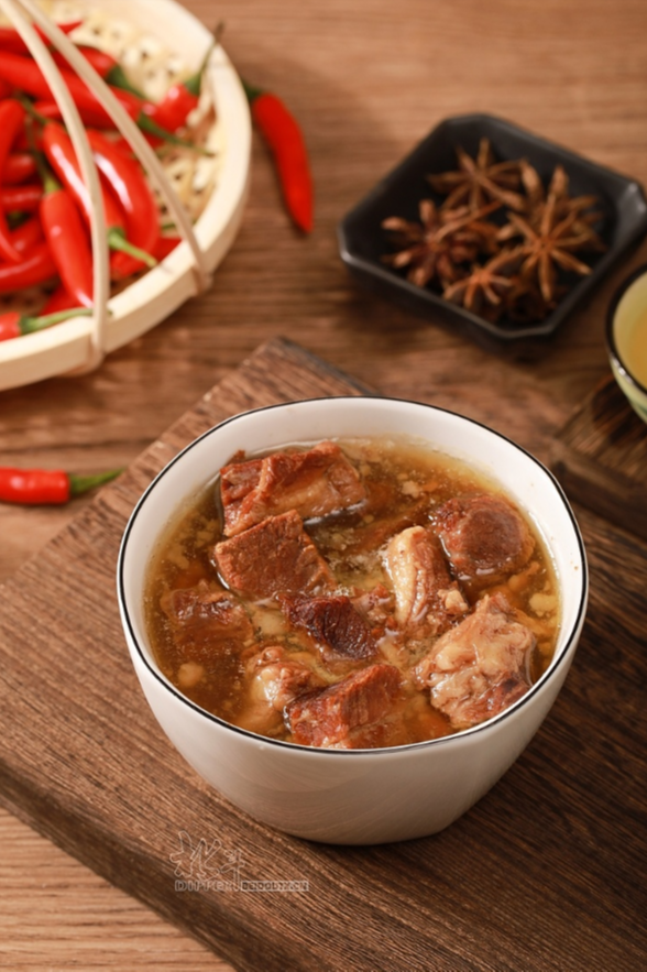 中粮牛肉罐头场景拍摄