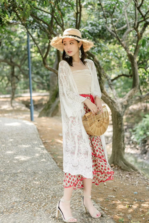模特小白 夏装拍摄 裙子拍摄 连衣裙拍摄