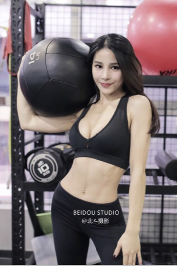 模特唐唐 运动健美拳击模特拍摄 健身服拍摄 健身器材拍摄