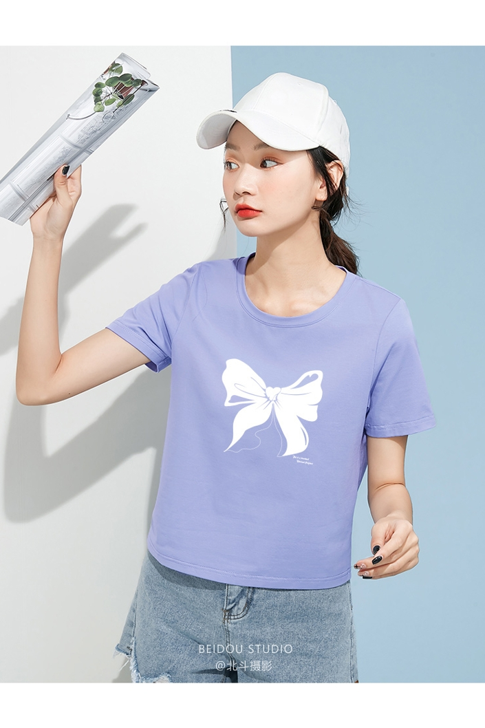 潮短款打底上衣 女装拍摄案例｜广州电商摄影