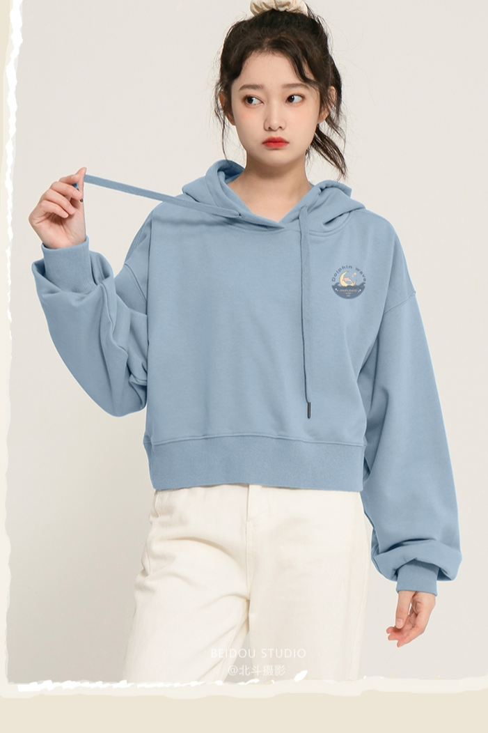 连帽卫衣女春秋 女装拍摄案例｜广州电商摄影