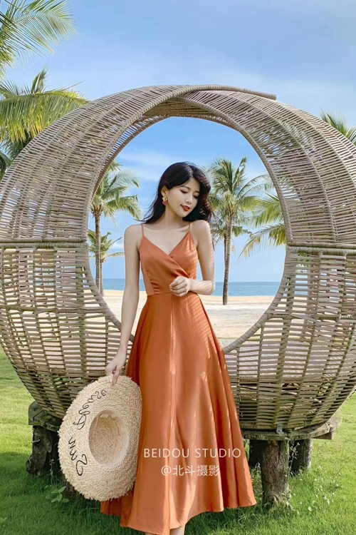 娜娜度假风拍摄 