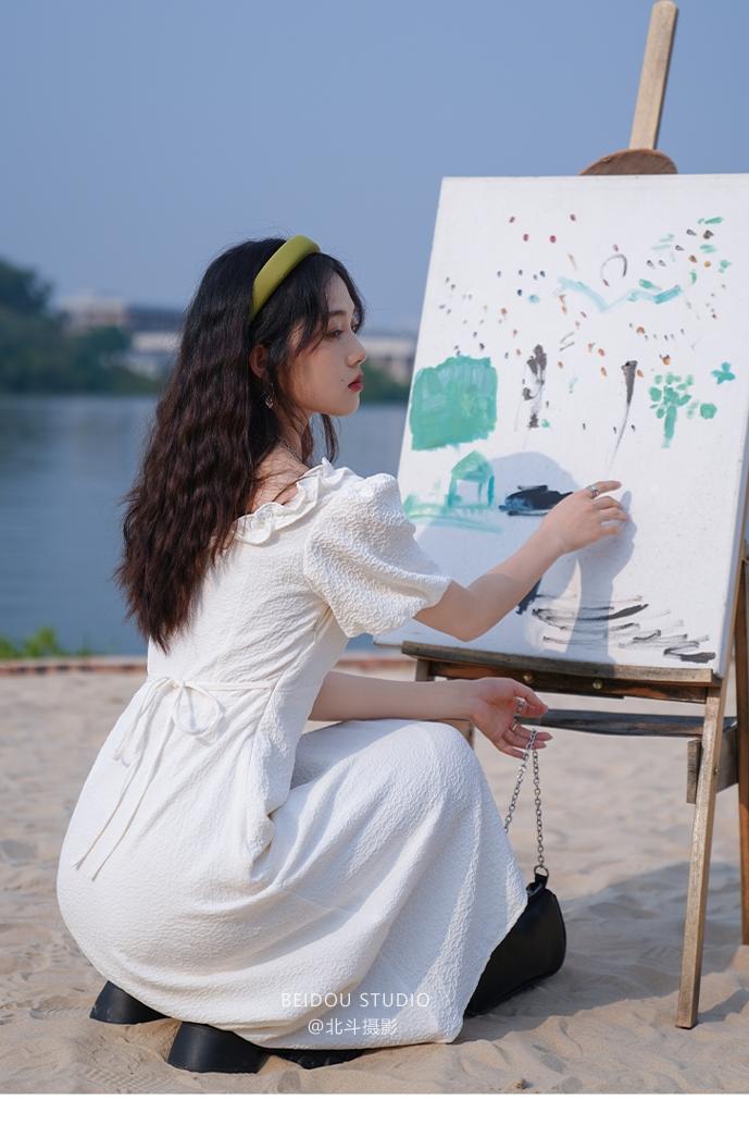 模特拍摄 连衣裙拍摄 裙子拍照