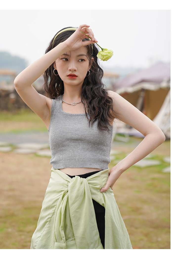 模特Kiki 衬衫拍摄 上衣拍照 学院风拍摄 