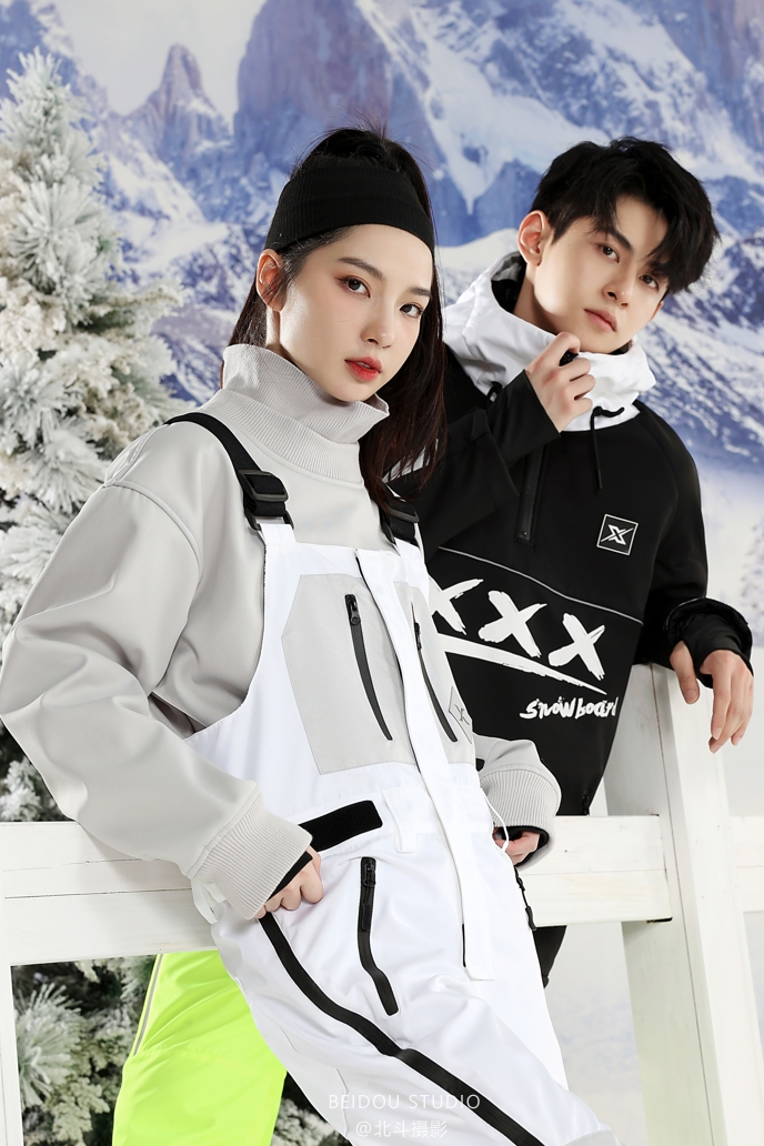 滑雪服雪景拍摄 滑雪服拍摄