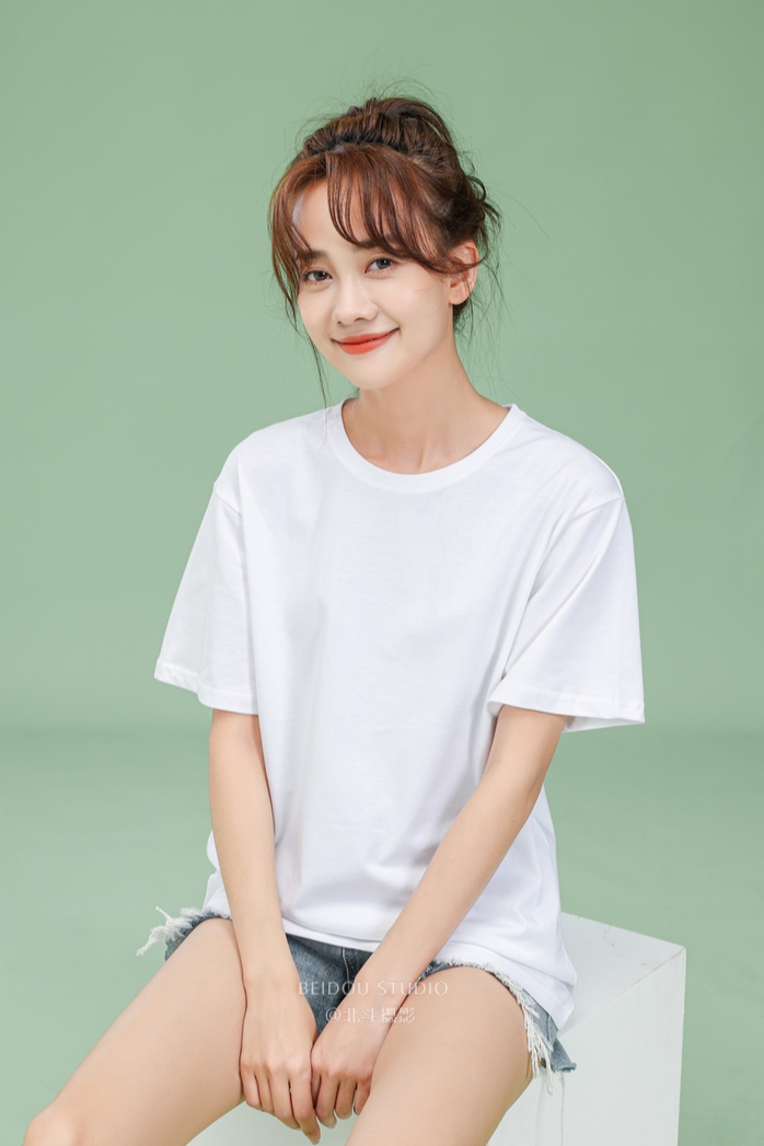 模特羊羊 T桖拍摄 短袖拍摄 服装拍摄