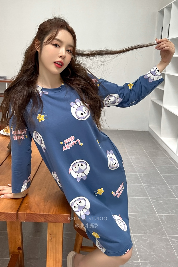 模特叮当 家居服拍摄 睡衣拍摄 