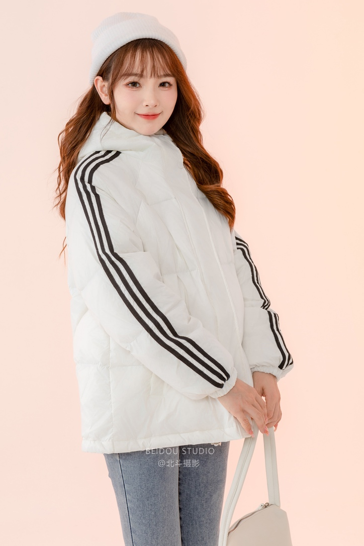 模特丹婷 外套拍摄 羽绒服拍摄