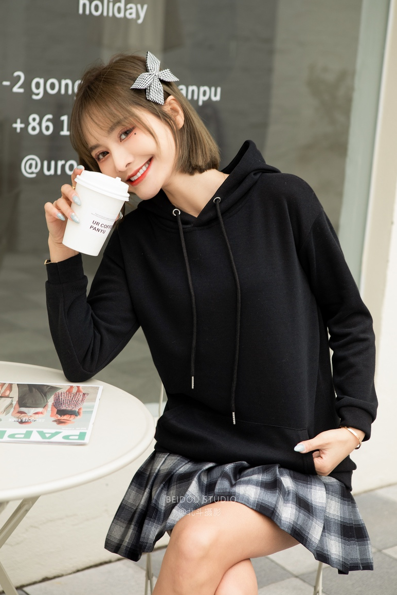 模特KIKI 女装拍摄 卫衣拍摄 