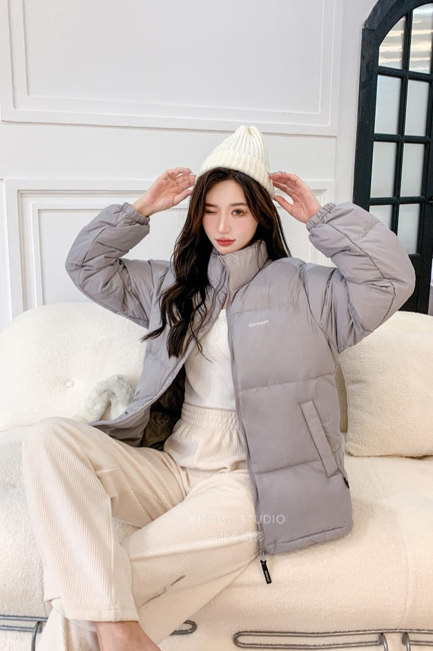 模特丘丘 外套拍摄 羽绒服拍摄 