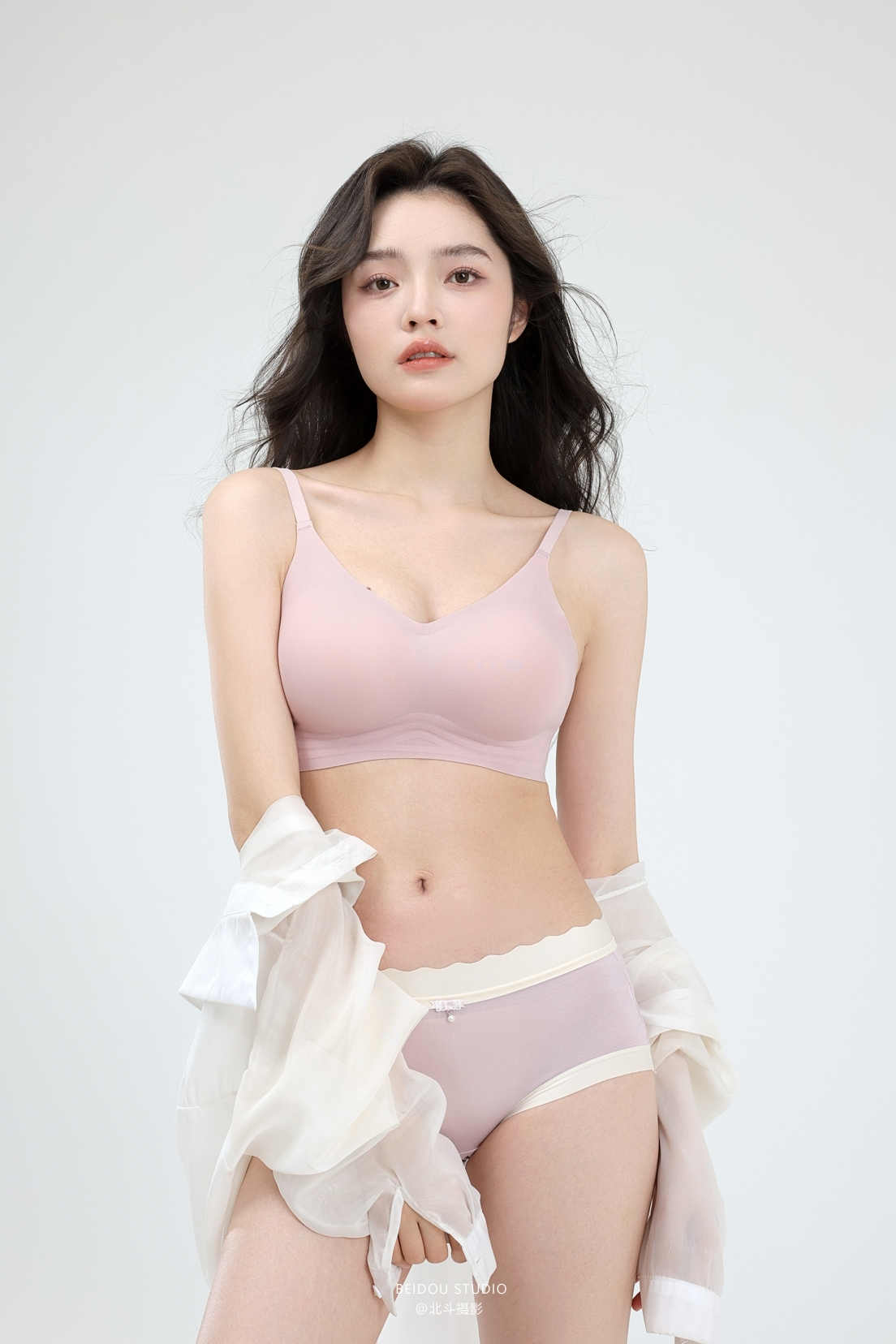 模特青倾 内衣拍摄