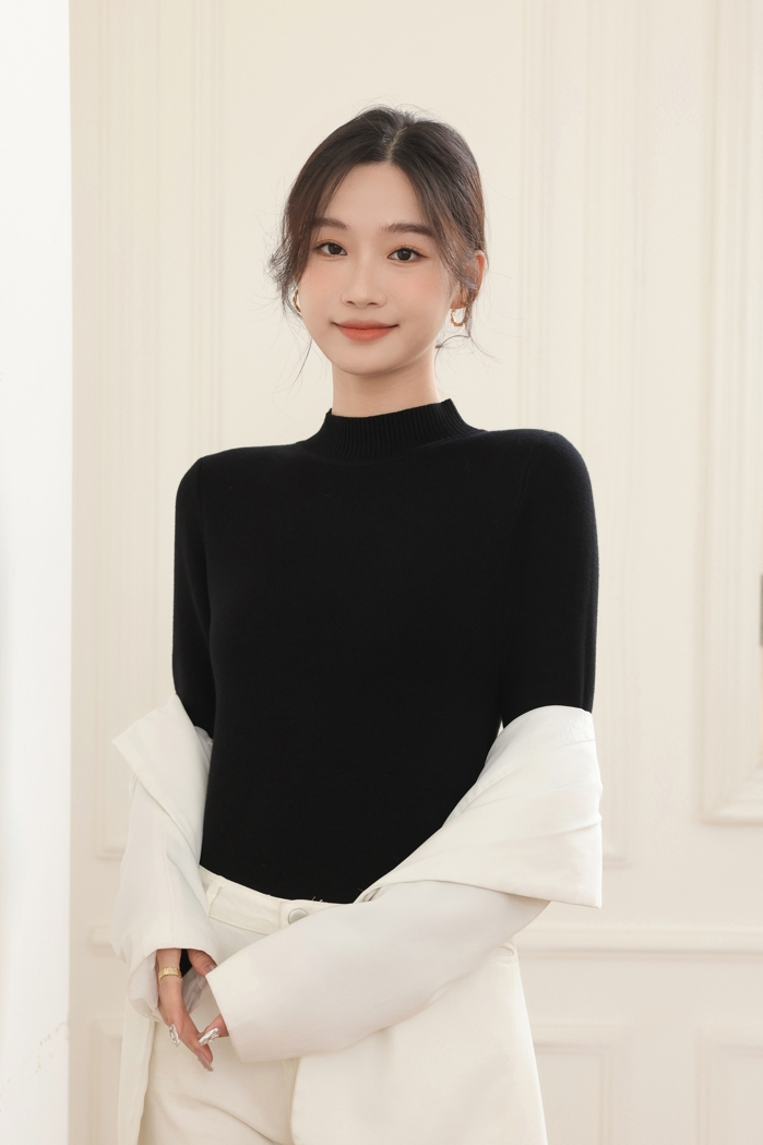 模特小咪 毛衣拍摄
