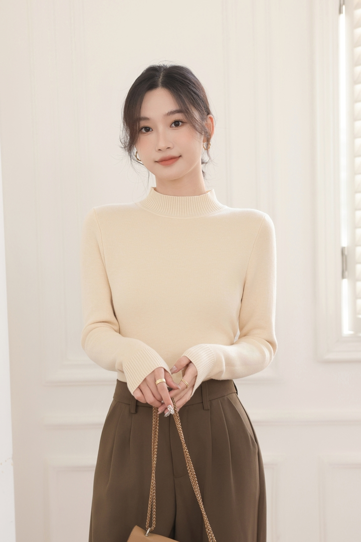 模特小咪 毛衣拍摄