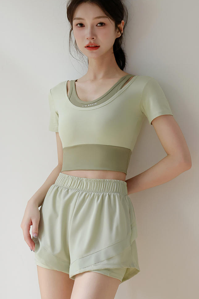 模特班班 瑜伽服拍摄 