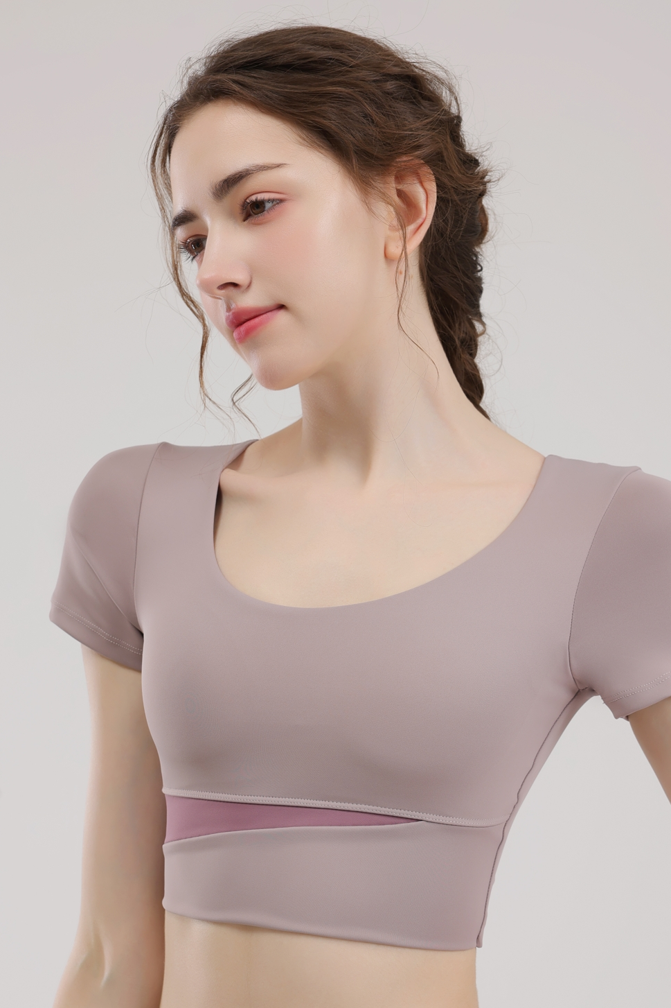 模特inna 瑜伽服拍摄