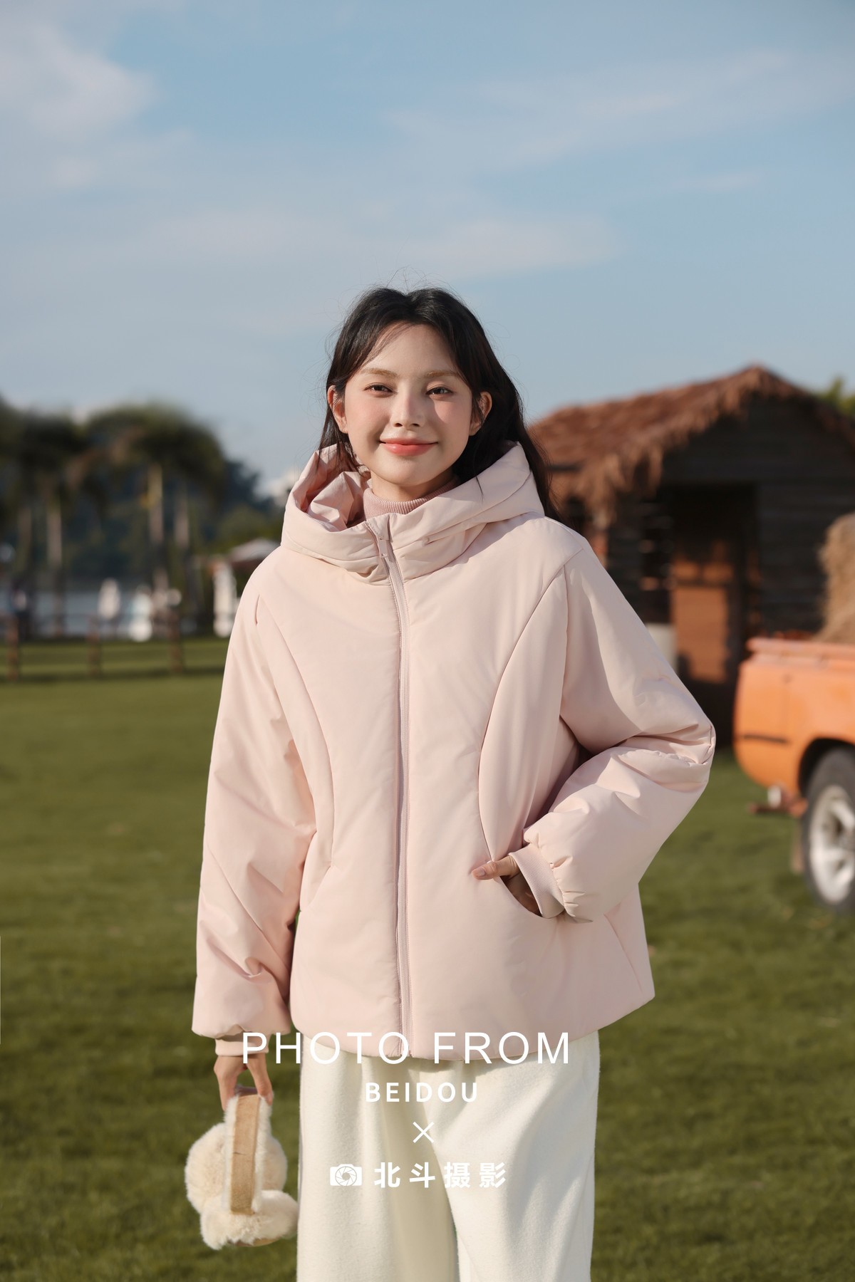 模特惠惠真维斯羽绒服外景-女装拍摄-广州北斗摄影公司-第12张