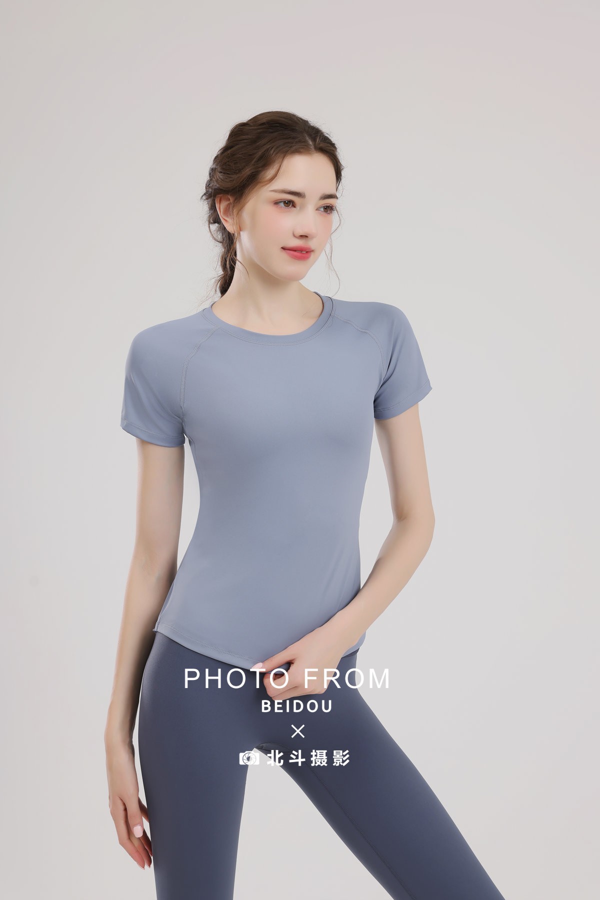 广州瑜伽服摄影｜外模运动上衣半身｜北斗摄影