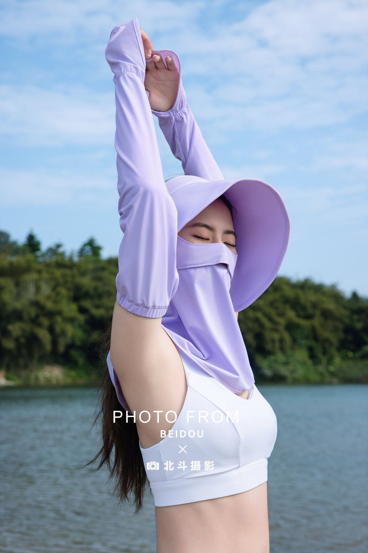 广州防晒帽摄影｜户外防晒面罩帽子案例｜北斗摄影