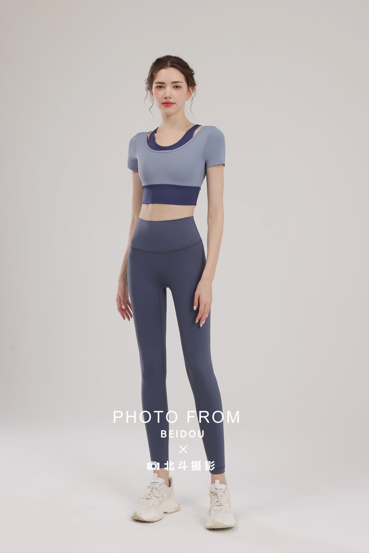 广州运动瑜伽摄影｜外模瑜伽服白棚全身｜北斗摄影